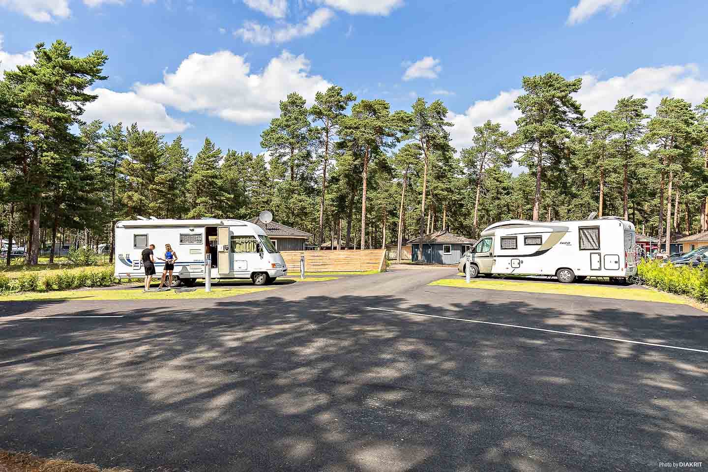 Husbilsplats i Åhus på First Camp Åhus - Kristianstad