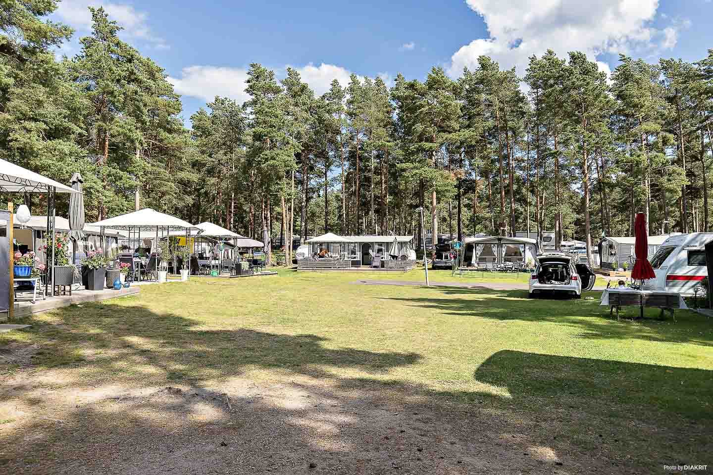 Campingtomter i Åhus på First Camp Åhus - Kristianstad