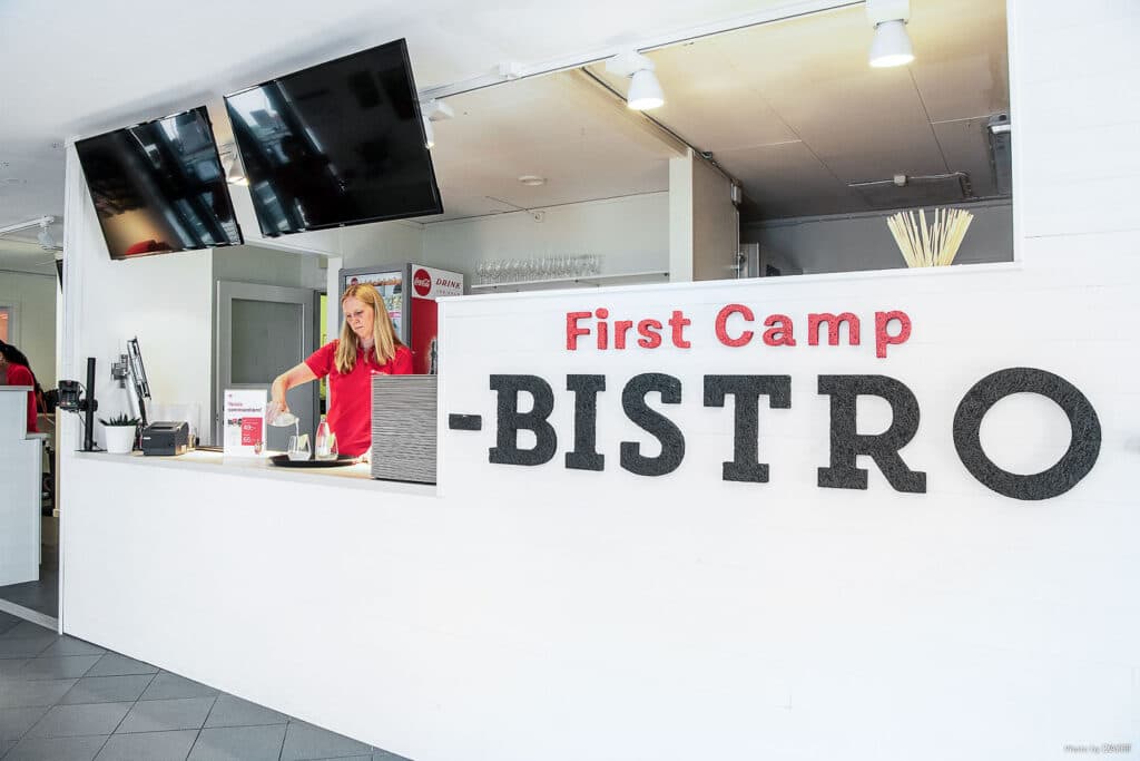 Bistro och restaurang på First Camp Ekudden - Mariestad