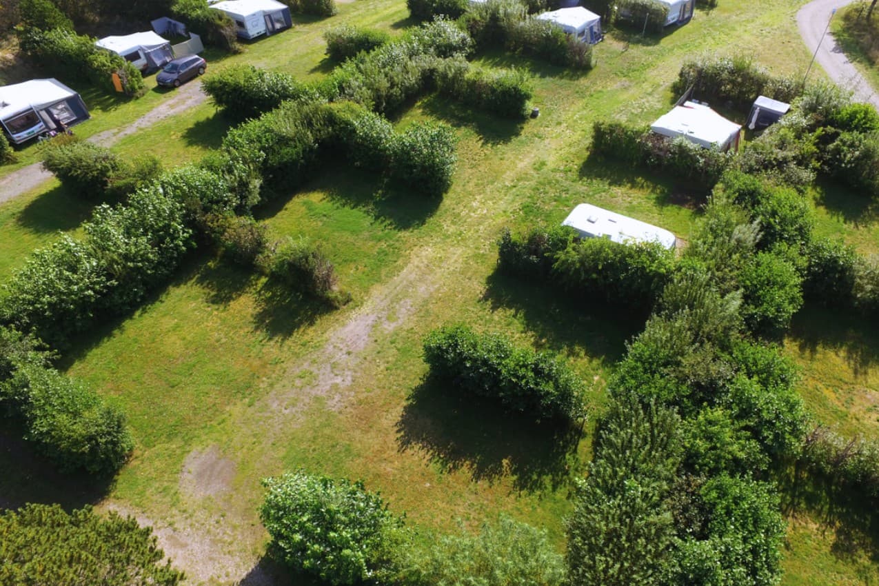 Relaxed camping atmosphere in Skagen at First Camp Råbjerg Mile