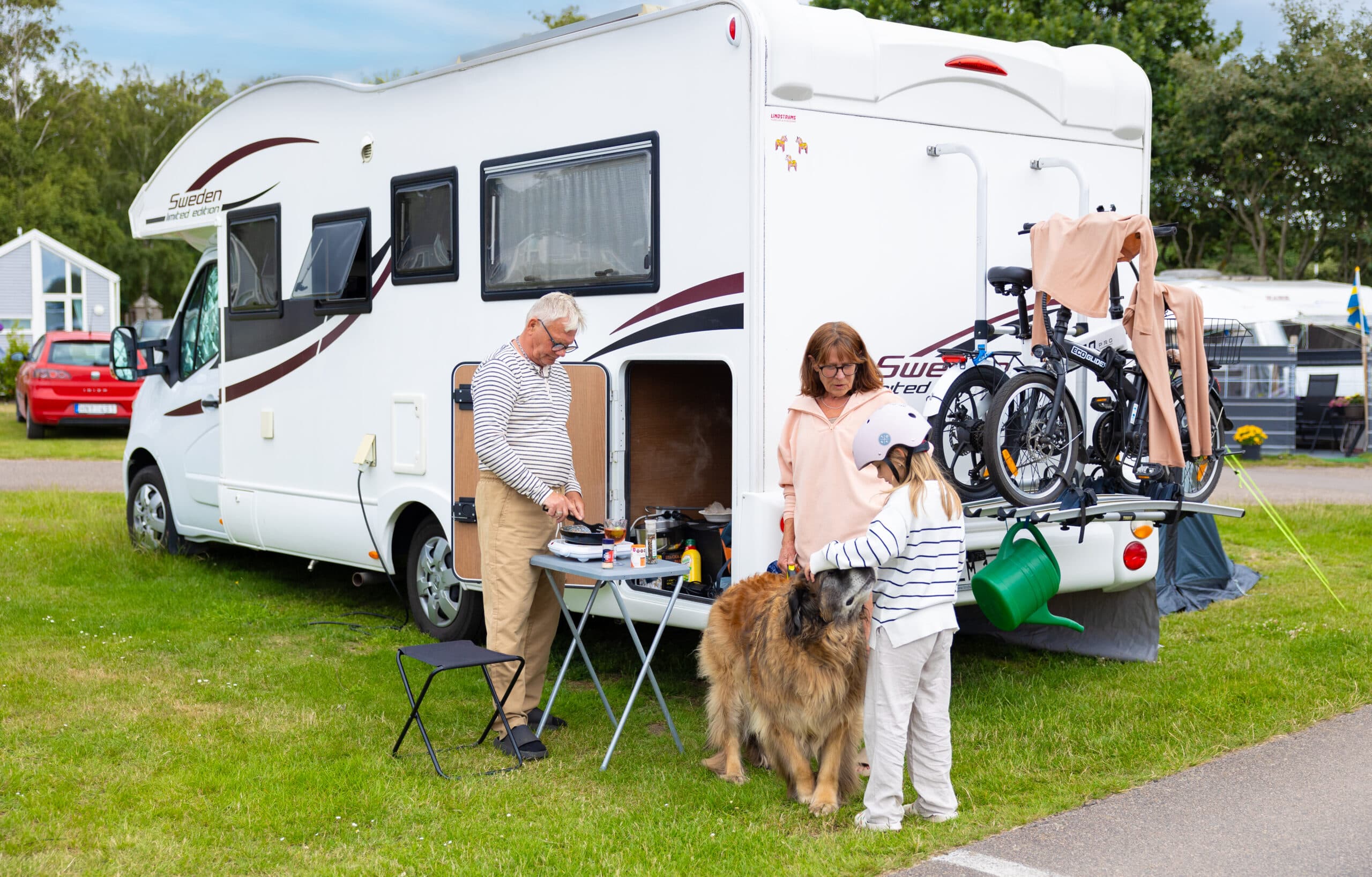 Campsite in Helsingborg near the beach and coastline