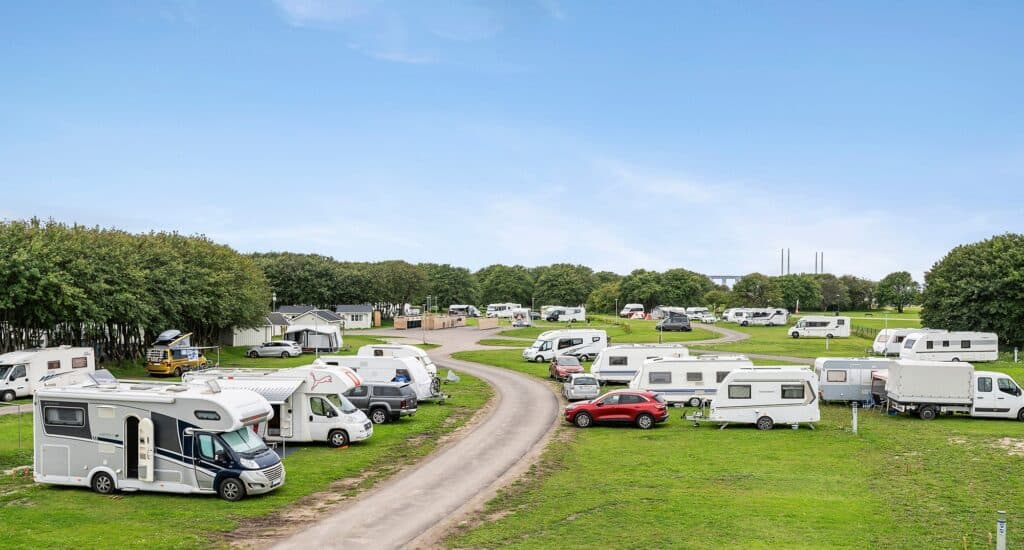 Camping i Malmö med tevliga campingtomter.