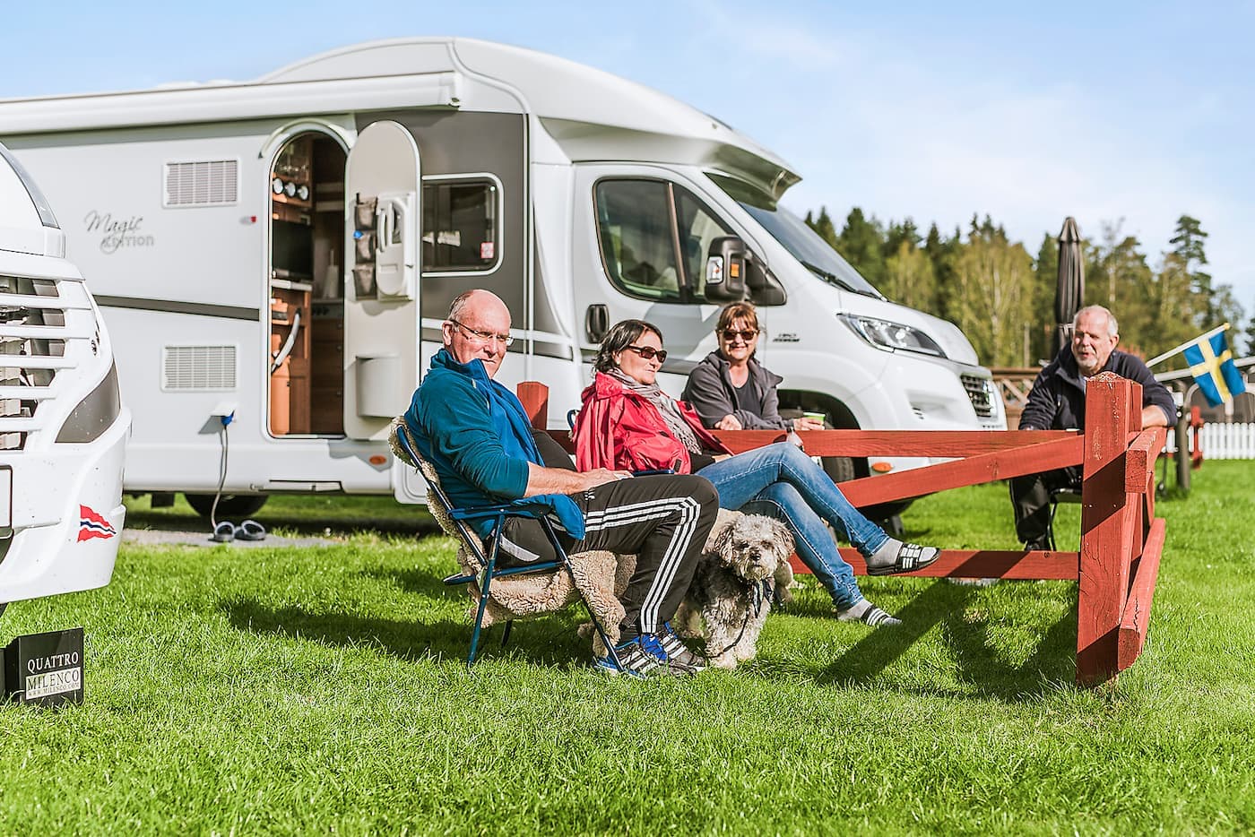 Mysig camping för dig med hund på semestern.