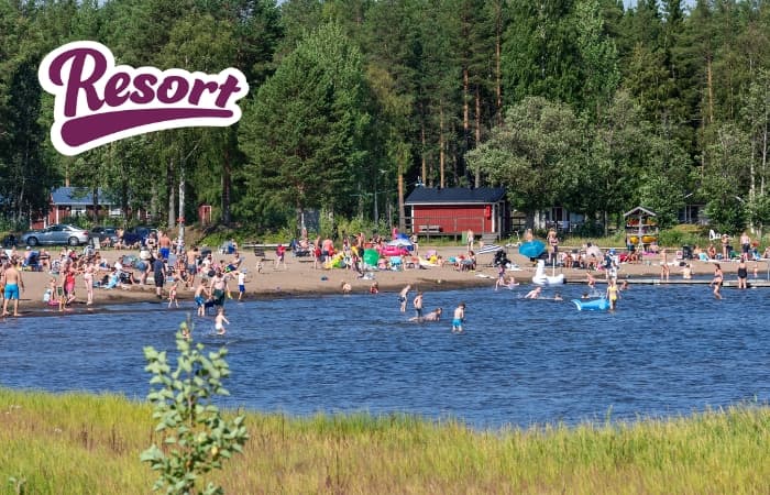Sommarveckor på campingen First Camp Arcus - Luleå