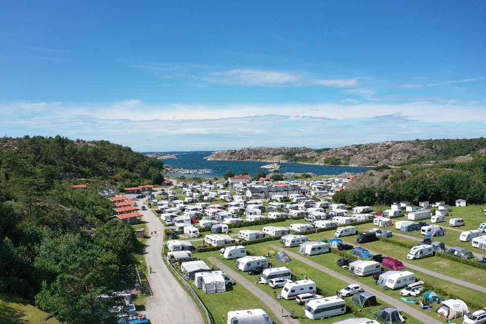 Camping i Grebbestad vid Bohusläns kust på First Camp Edsvik