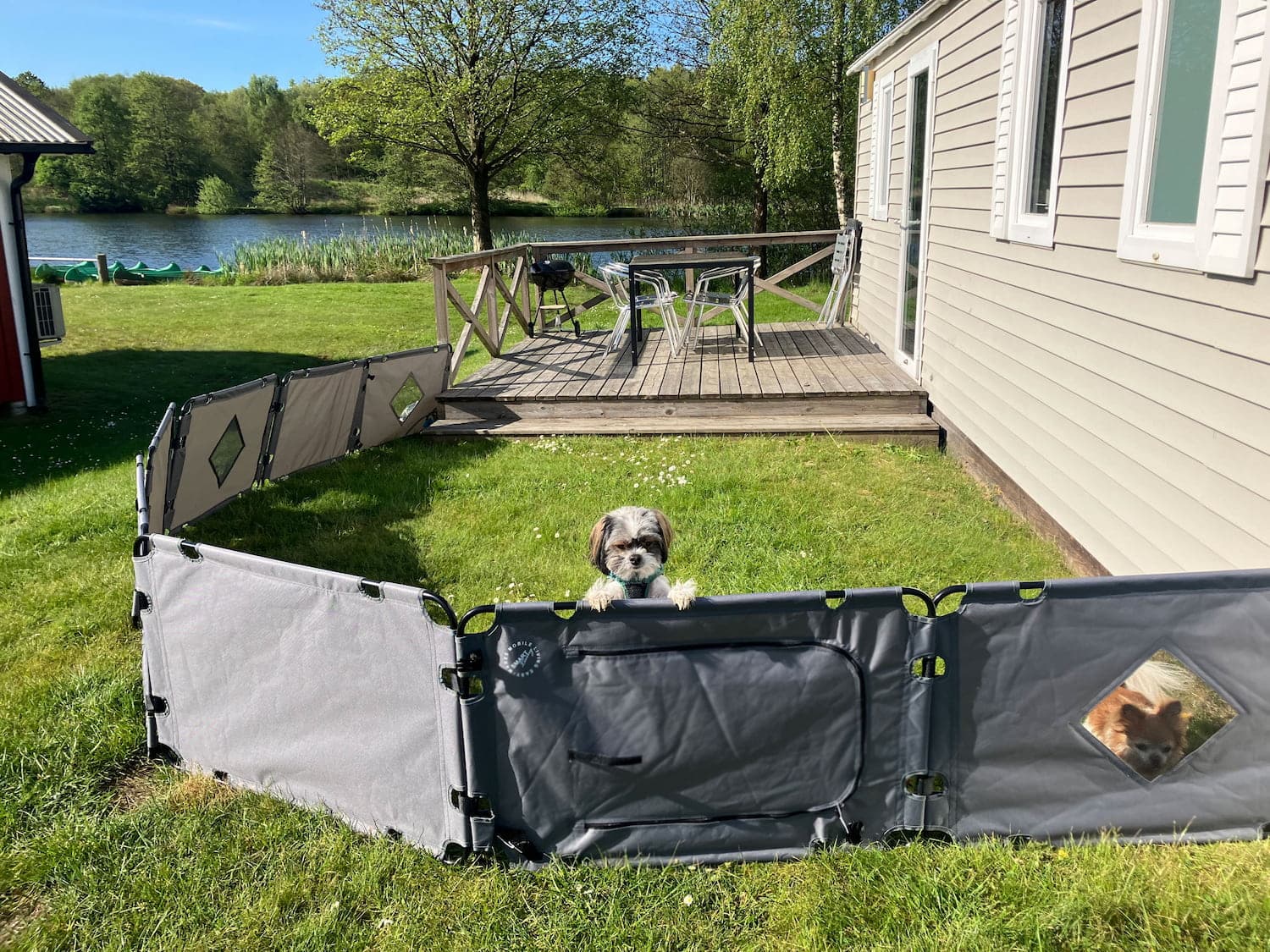 Hundvänliga stugor med hundhage på Röstånga