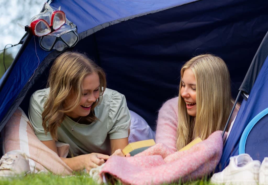 Tältplats på First Camp Vadstena - Vättern