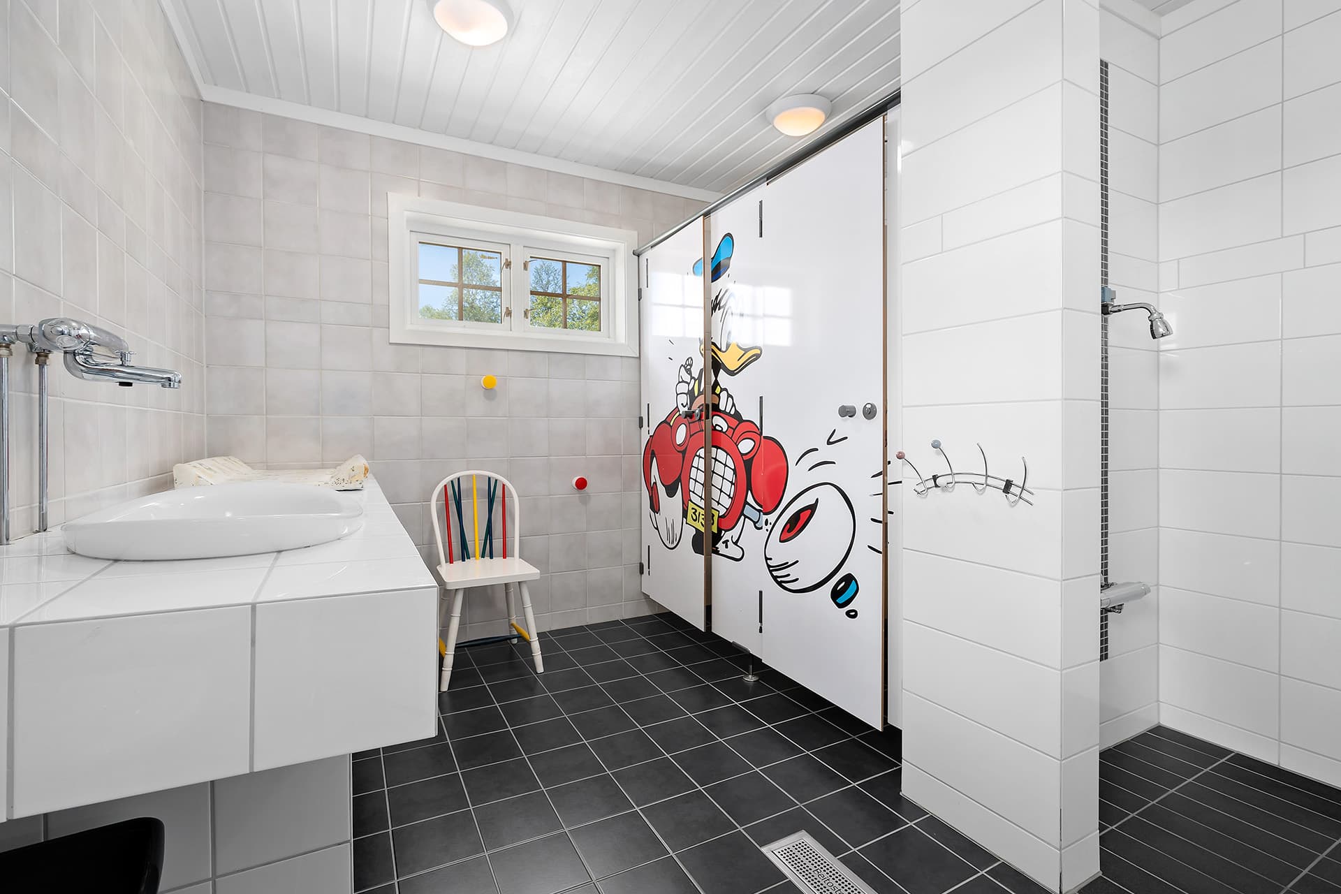 Servicegebouw op camping in Beitostølen met keuken en douches