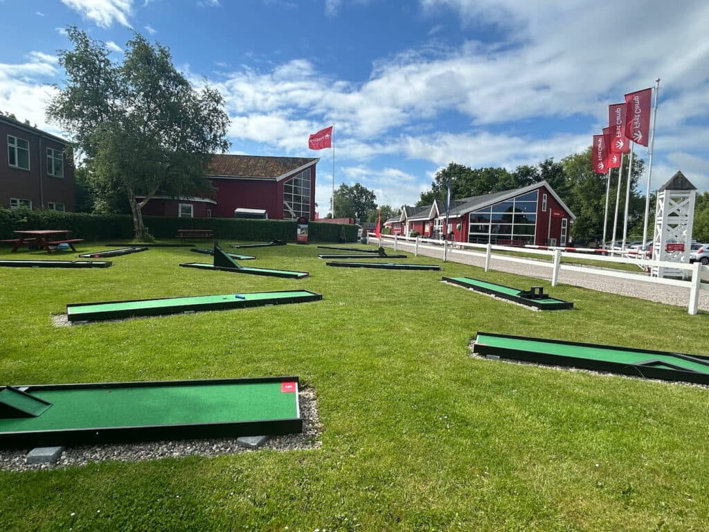 Minigolf på Tempelkrogen