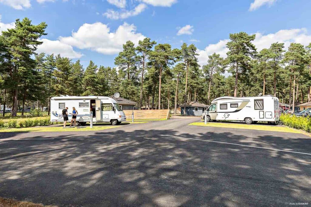 Husbilsplats i Åhus på First Camp Åhus - Kristianstad