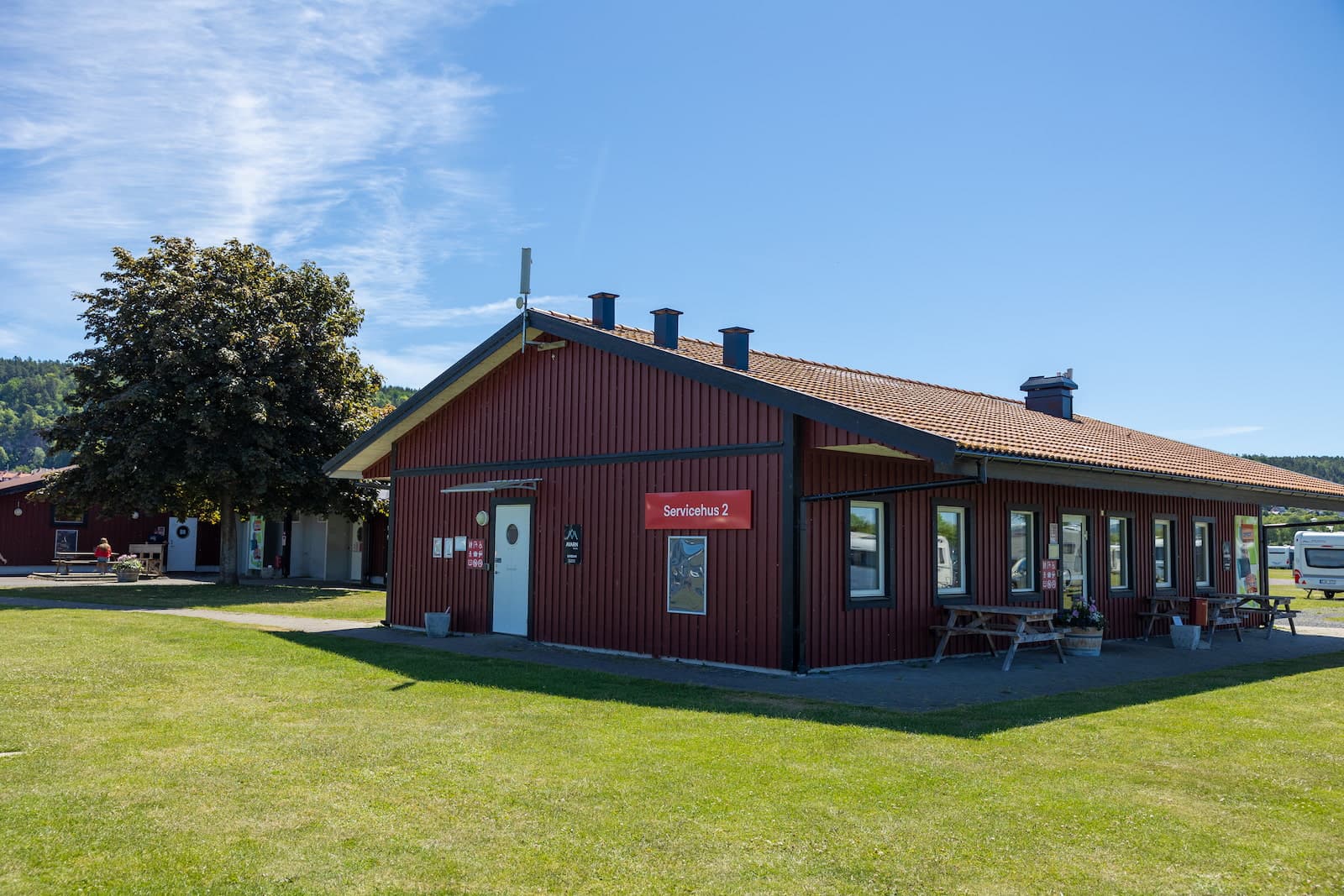 Servicehus på campingen i Gränna, First Camp Gränna - Vättern
