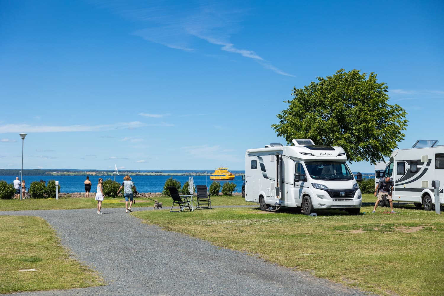Camping i Småland på First Camp Gränna - Vättern