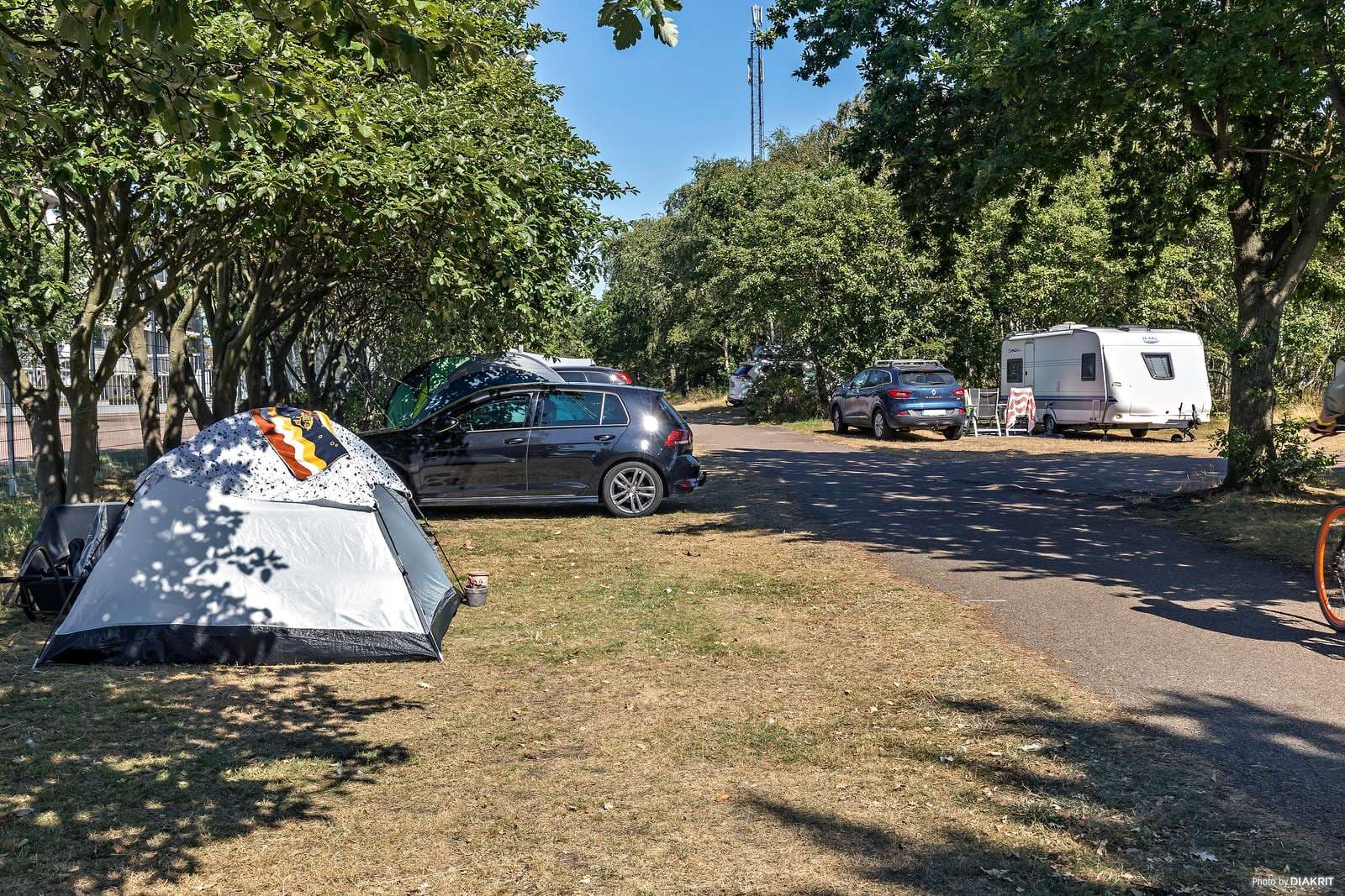 Tältplats på First Camp Råå Vallar