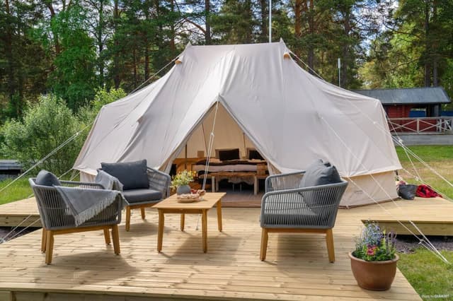 Glamping glampingtält moraparken dalarna