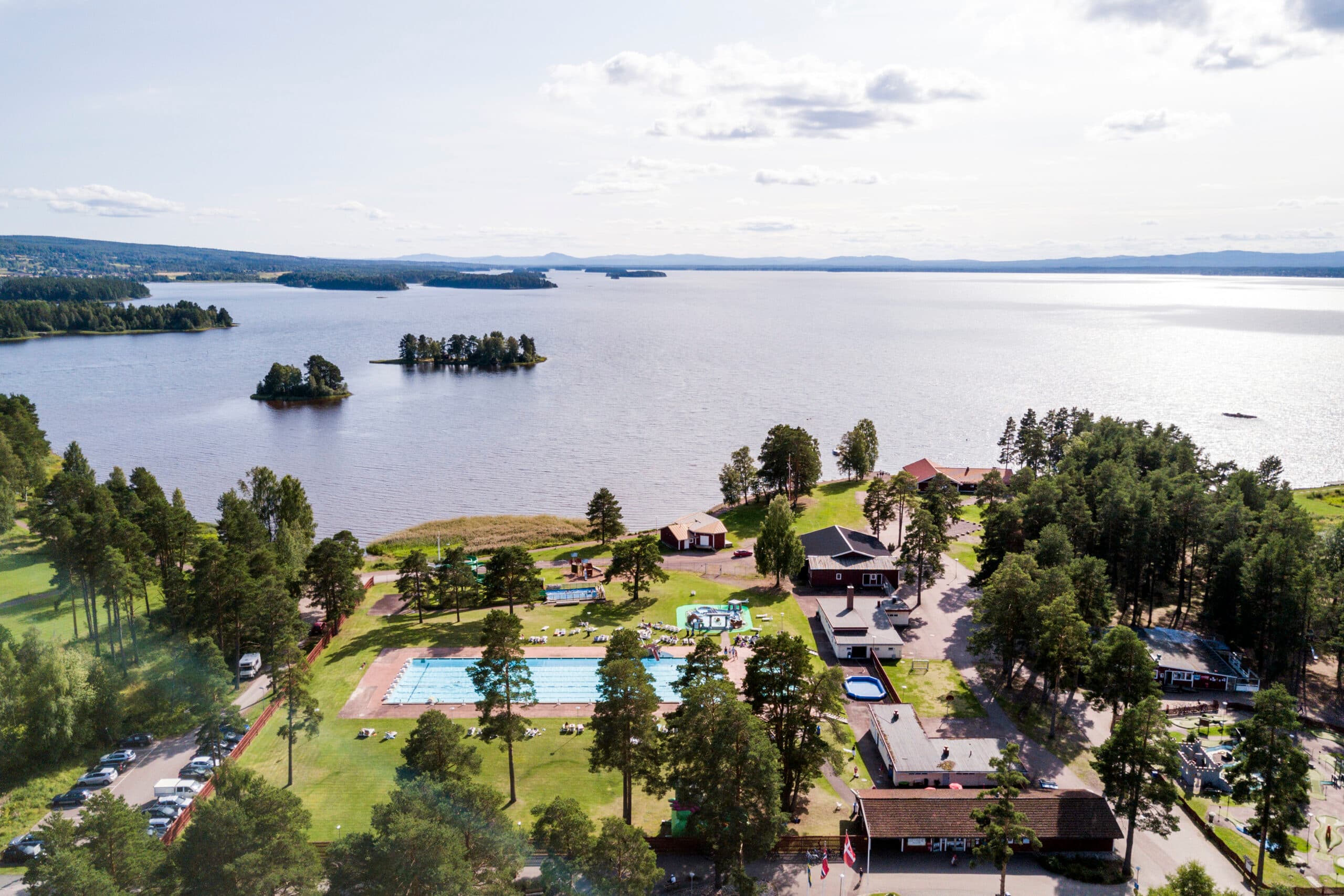Orsa - Dalarna, Camping med pool