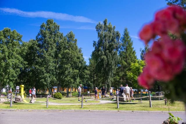 Minigolfbanan på Skara Sommarland camping