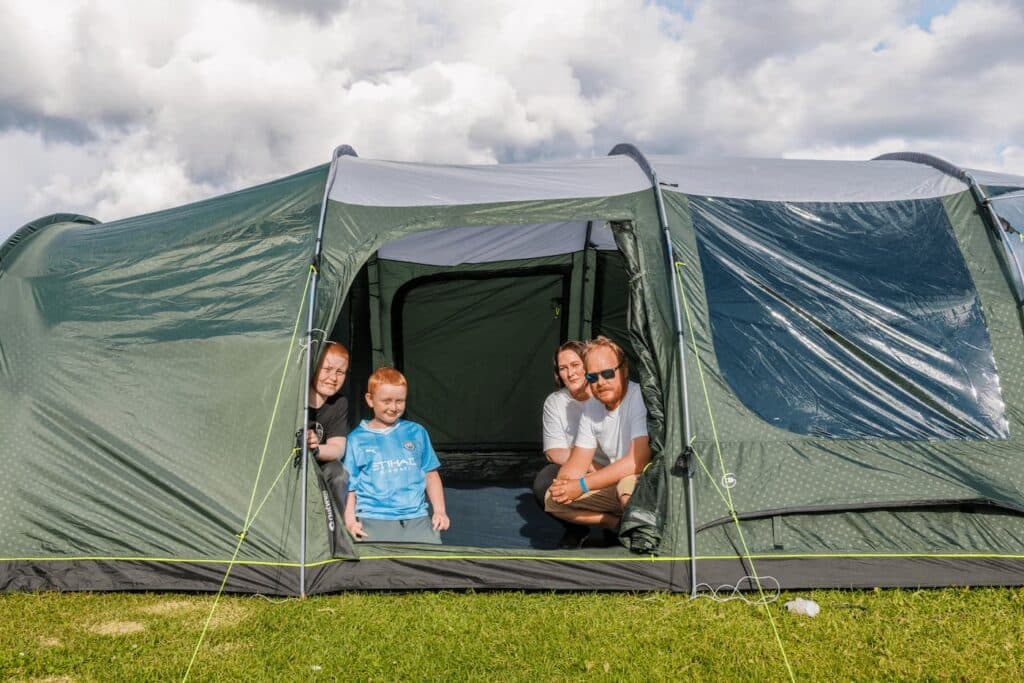First Camp Bo Telemark, Familjecamping, tält