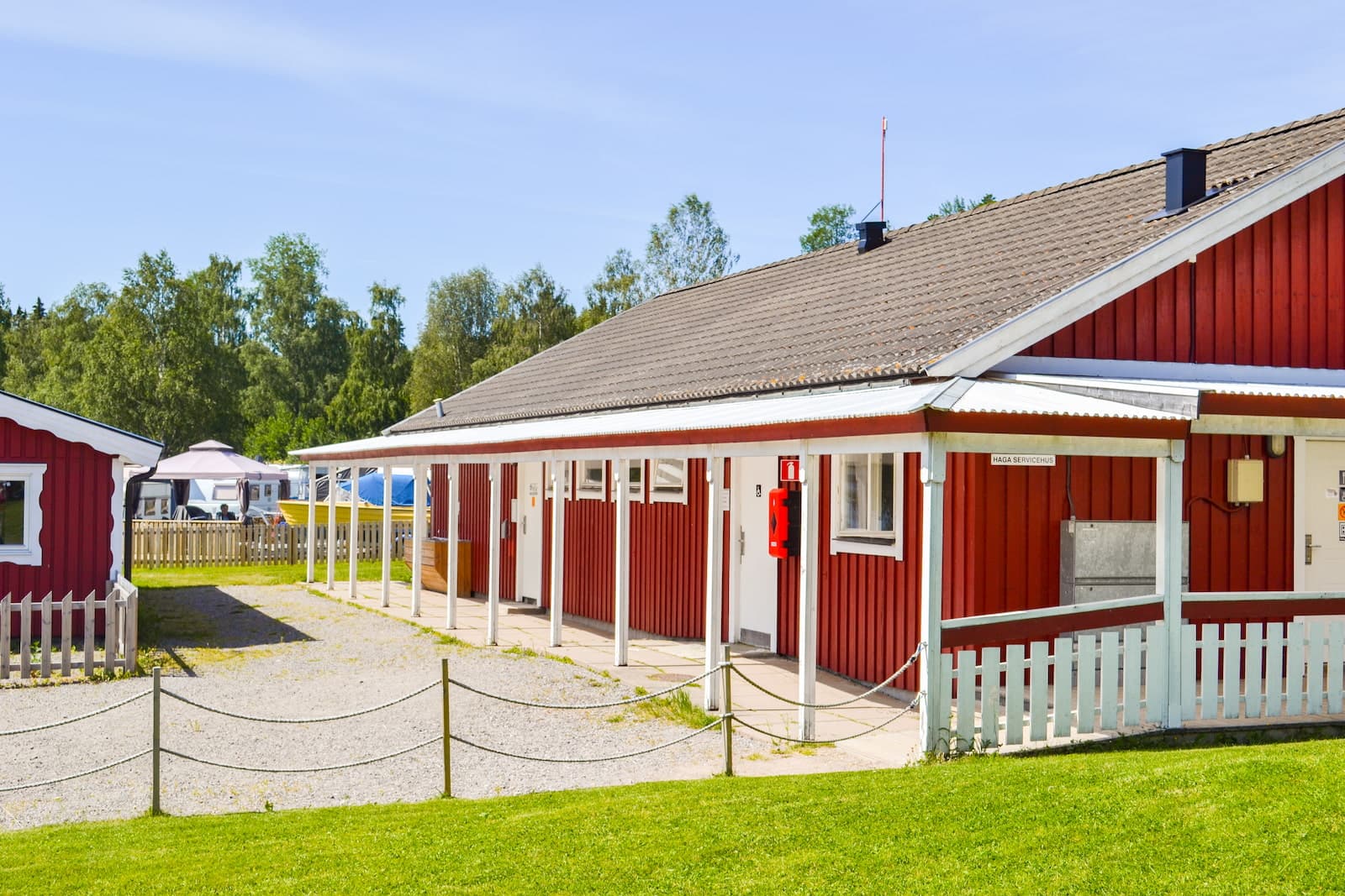Servicehus på campingen First Camp Haganäset - Charlottenberg