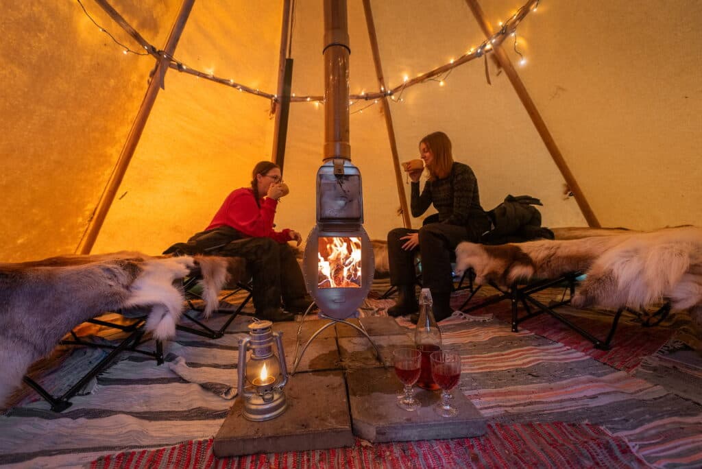 Samisk Rakka Lavvu på First Camp Arcus - Luleå