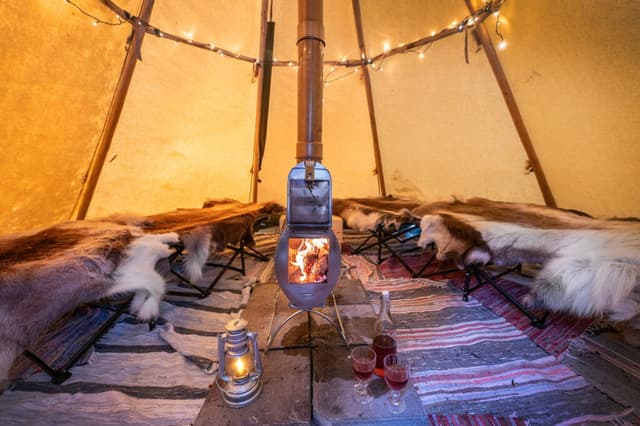 Samisk Rakka Lavvu på First Camp Arcus - Luleå